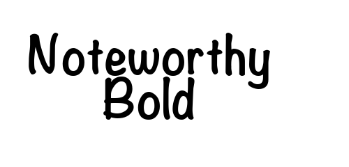 Noteworthy Bold