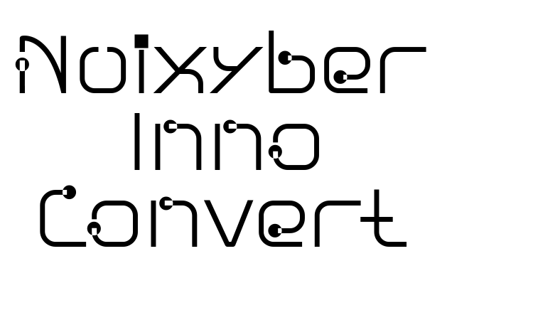 Nuixyber Inno Convert Font