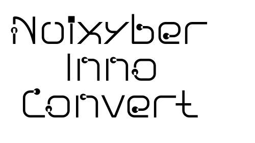 Nuixyber Inno Convert font