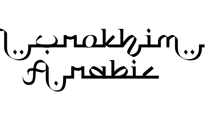 Nurokhim Arabic font