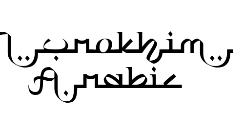 Nurokhim Arabic font