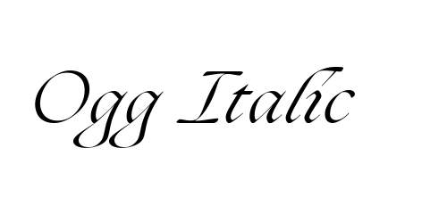 Ogg Italic