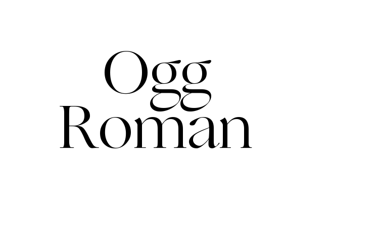 Ogg Roman font