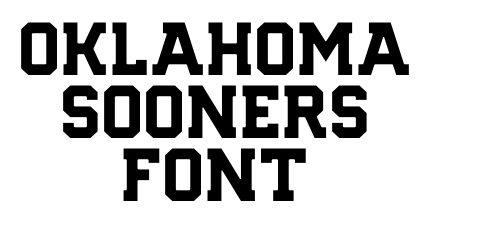 Oklahoma Sooners Font