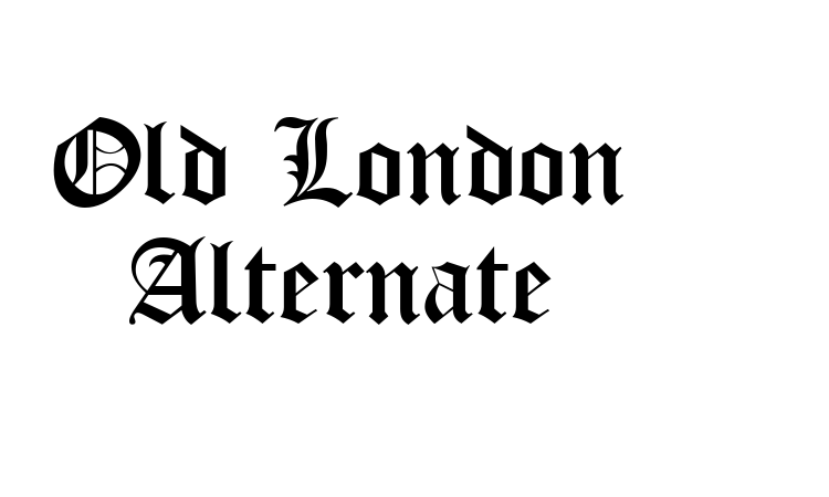Old London Alternate Font