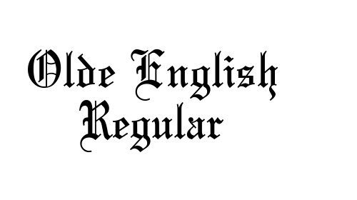 Olde English Regular font