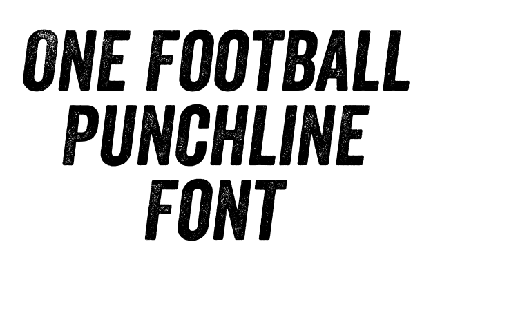 One Football Punchline Font font