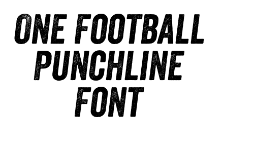 One Football Punchline Font font