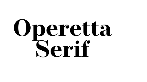 Operetta Serif font