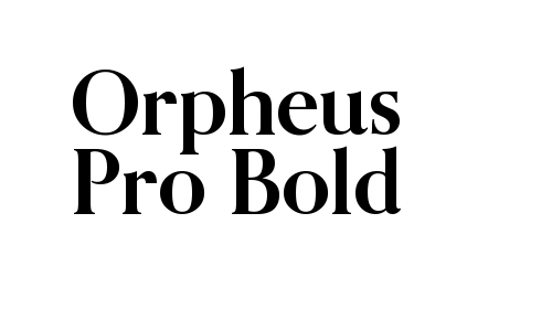 Orpheus Pro Bold font download