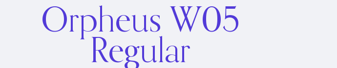 Orpheus W05 Regular