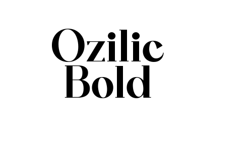 Ozilic Bold font