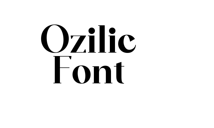 Ozilic Font font