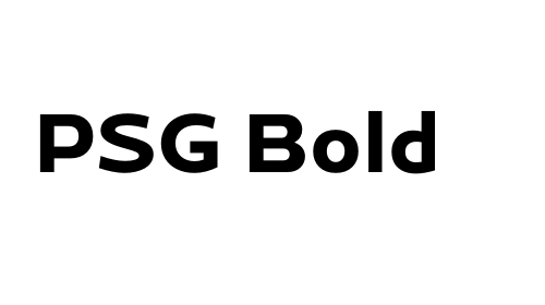 PSG Bold font