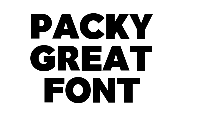 Packy Great Font font