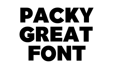 Packy Great Font font