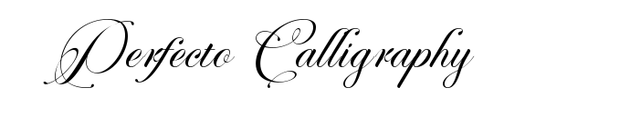 Perfecto Calligraphy font download