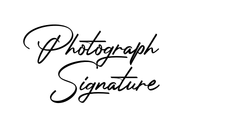 Photograph Signature font