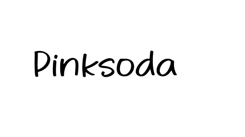 Pinksoda font