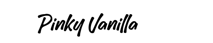 Pinky Vanilla font download