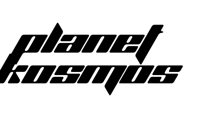 Planet Kosmos Font
