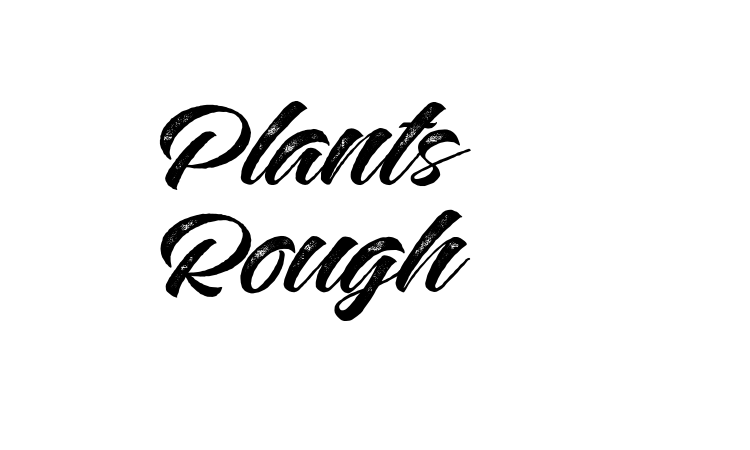 Plants Rough font