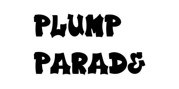 Plump Parade Font Download