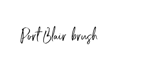 Port Blair brush