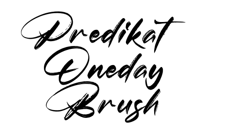 Predikat Oneday Brush font