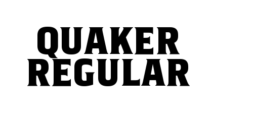 Quaker Regular font download