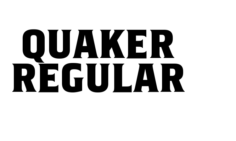 Quaker Regular Font