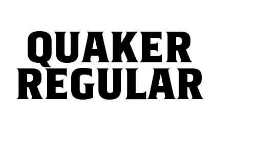 Quaker Regular font download