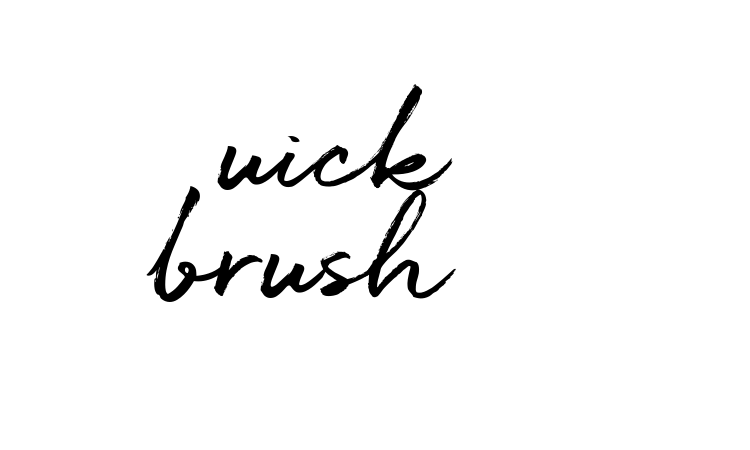 Quick brush Font