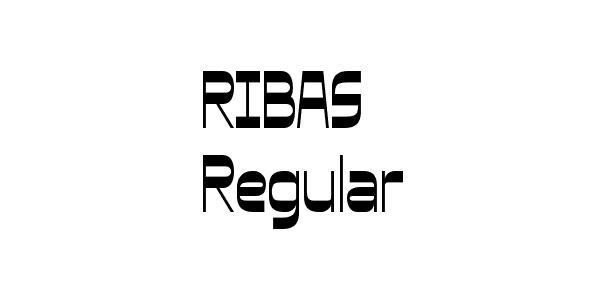 RIBAS Regular Font Download