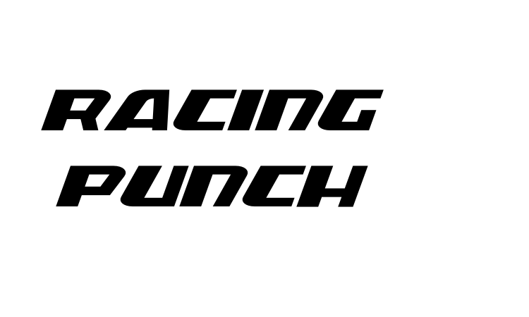 Racing Punch font
