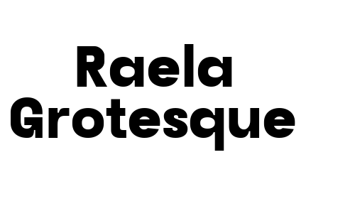 Raela Grotesque font