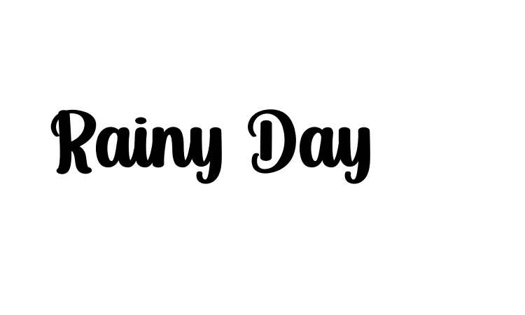 Rainy Day Font