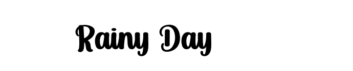 Rainy Day font download