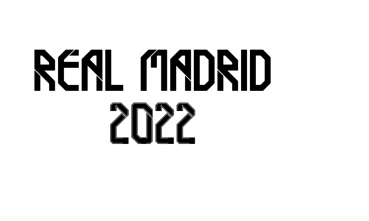 Real Madrid 2022 font
