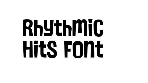 Rhythmic Hits Font font