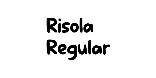 Risola Regular Font Download