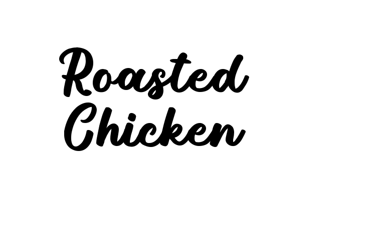 Roasted Chicken font