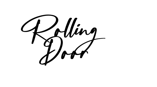 Rolling Door font