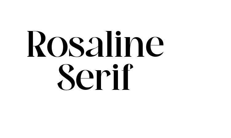 Rosaline Serif Font
