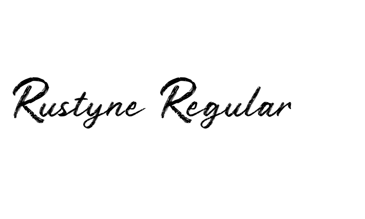 Rustyne Regular Font