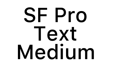 SF Pro Text Medium font download