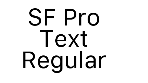 SF Pro Text Regular font download