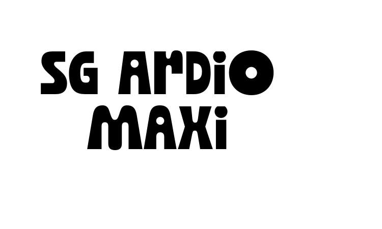 SG Ardio Maxi Font