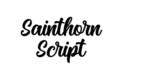 Sainthorn Script font