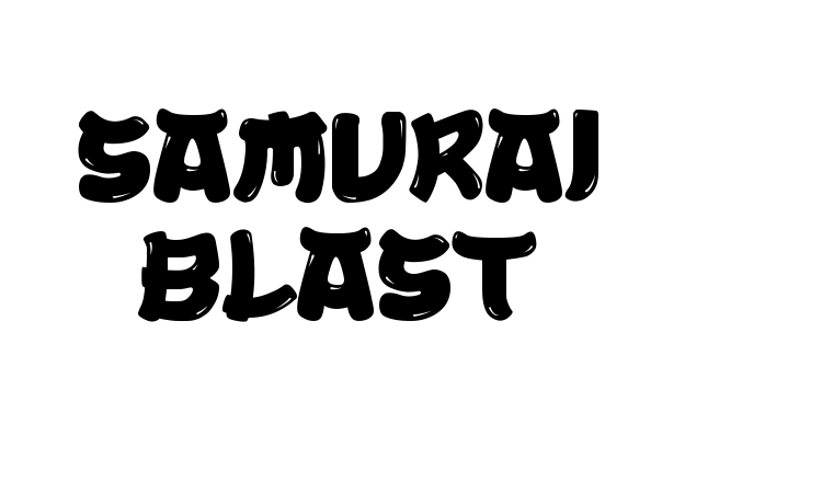 Samurai Blast Font